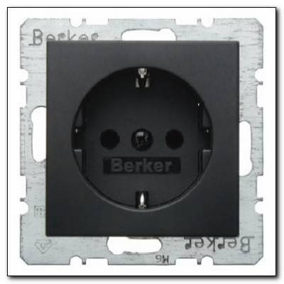 Gniazdo SCHUKO z podwyższoną ochroną styków; antracyt; B.1/B.3/B.7 Glas Numer katalogowy: 41231606
