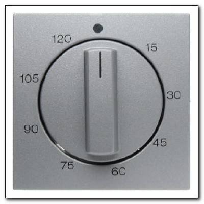 Element centralny z pokrętłem regulacyjnym do mechanicznego łącznika czasowego; alu; B.1/B.7 Glas Numer katalogowy: 16331404