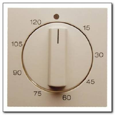 Element centralny z pokrętłem regulacyjnym do mechanicznego łącznika czasowego; kremowy, połysk; S.1 Numer katalogowy: 16338982