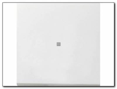 Łącznik przyciskowy kontr, przełączalny Gira F100 biały