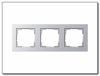 Ramka potrójna Gira E2 kolor alu