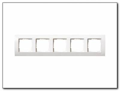 Ramka pięciokrotna do białych Gira Event biały
