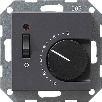 Reg. temp. 24 V styk rozw+wyłącznik System 55 antracytowy