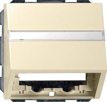 Uniwersalna osłona z płytką moc. System 55 kremowy