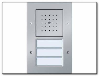 Domofon natynkowy video pojedyncza System Domofon kolor alu