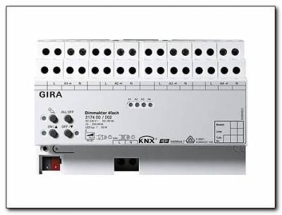 Uni wyr. ściemn. poczw. 4x250 W KNX/EIB mod.