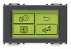 Monochromatyczny panel dotykowy KNX, 3M, antracyt