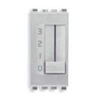Regulator prędkości 1P, 4 poz., suwak, 1M, srebrny