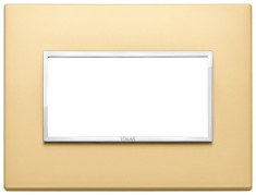 Ramka ozdobna 4M aluminium satin gold