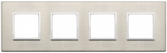 Ramka ozdobna 8M (2+2+2+2) 71mm neutral bronze