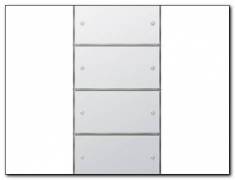 KNX Czuj przycisk 3 Komfort poczw.(2+2) Gira F100 biały